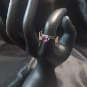 Charmed Aroma Stackable "Amethyst" Rings
